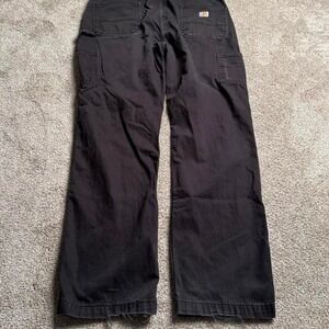 BLACK CARHARTT "RELAXED FIT" CARGO PANTS